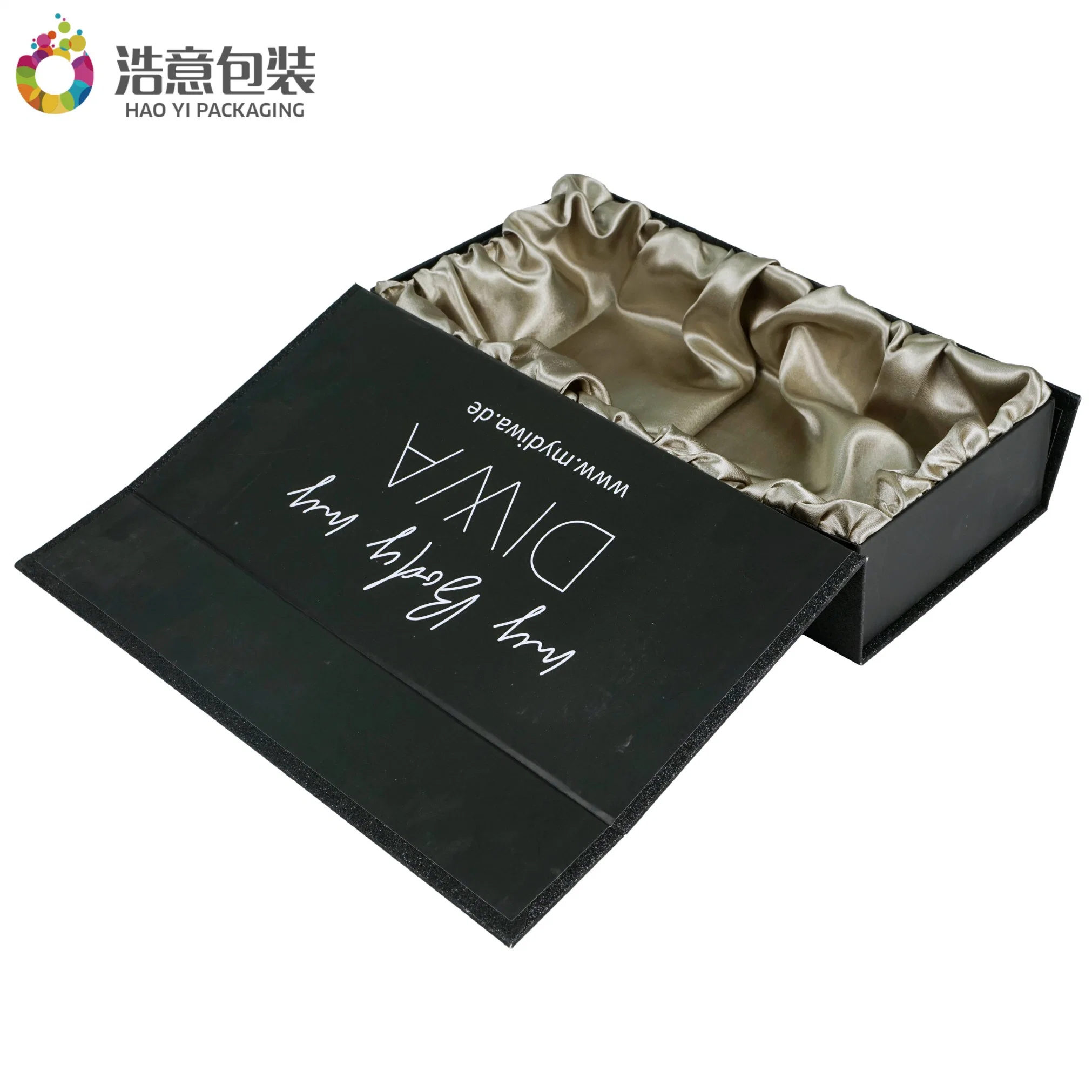 Custom Flash Black Storage Boxes Portable Gift Jewellery Case Packaging