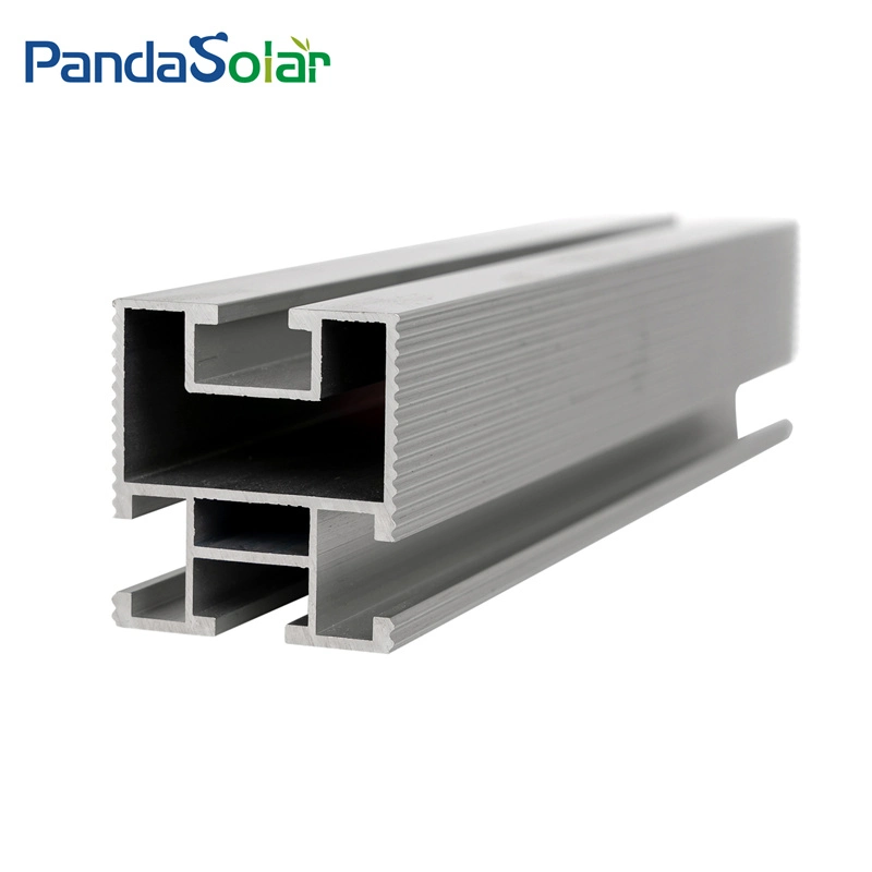 Ready to Ship Ex-Work Anodized Aluminum 40*40 Solar Rail Roofing System