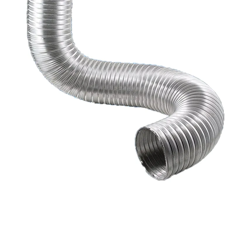 Air Conditioning Aluminum Semi Rigid Flexible Duct Practical Air Conditioner Hose