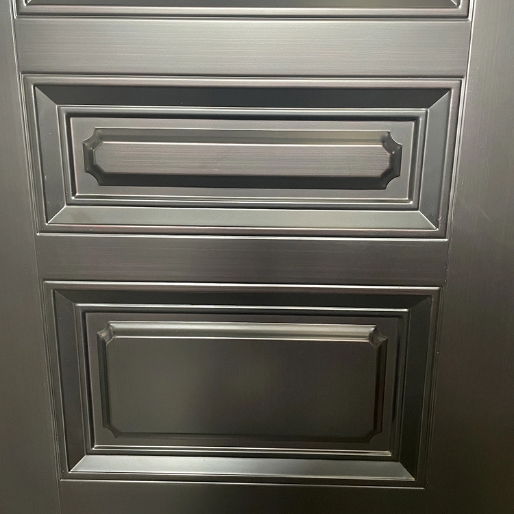 Xtd Custom European Design Copper Painting Steel Security Entrance Door