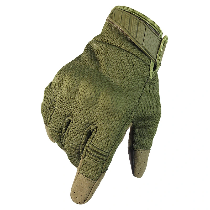 Army Military Style Combat Hunting Shooting Tactical Hard Knuckle Full Finger Gloves