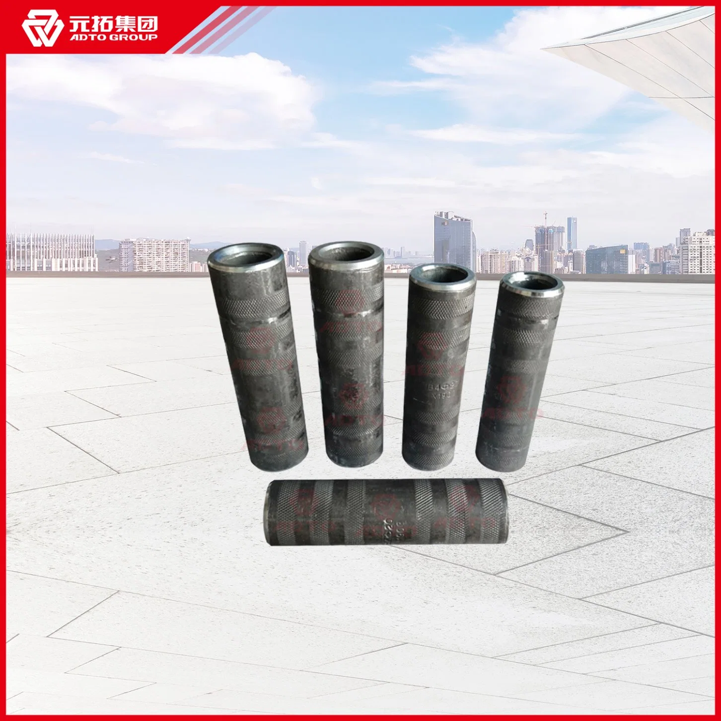 Cold Extrusion Rebar Coupler Rebar Splice Cold Pressed Coupler Mechanical Couplers