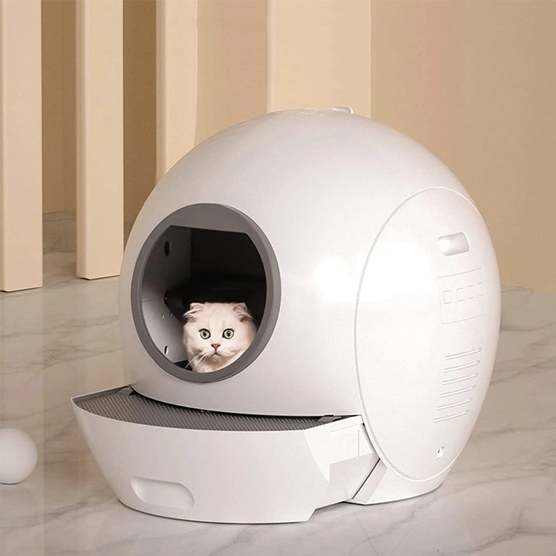 Bac de toilette intelligent automatique pour chats de type Deodorant anti-éclaboussures pour chats peu Boîte