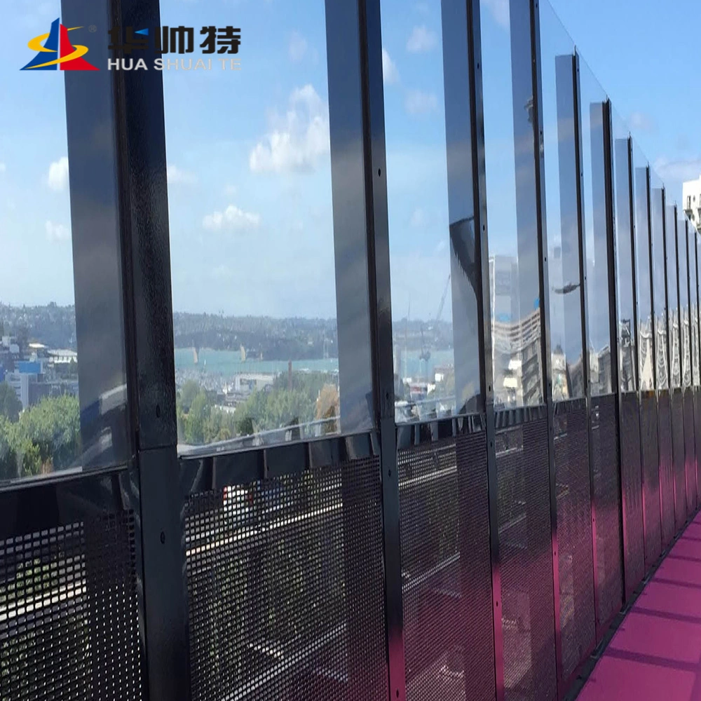 Transparent Plastic Glass Sound Barier for Road/Bridge Barrier