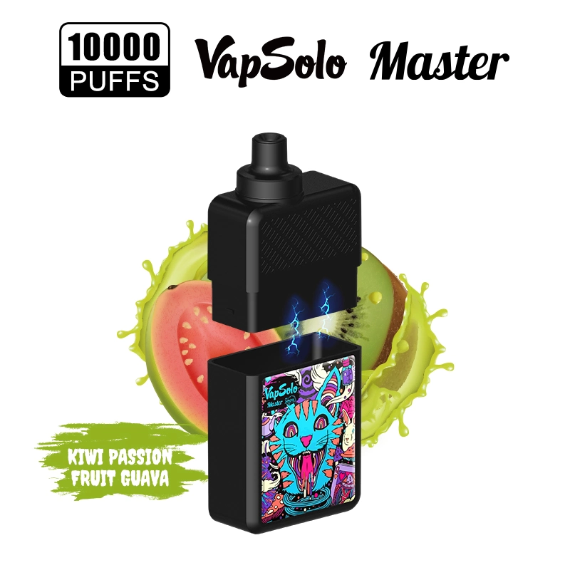 Neues Design Vapsolo Master 10000 Puff 2% Nikotin Rauchen Vape Wiederaufladbare Vape R und M Tornado Vape E Zigarette Kuwait Preis