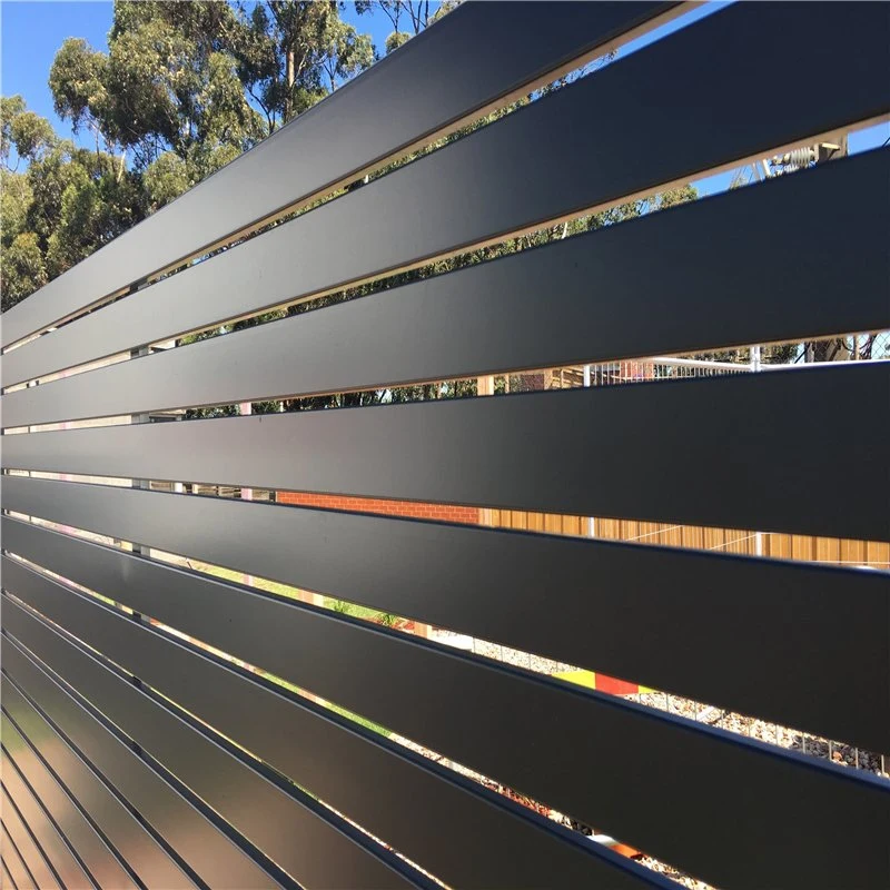 Revestimiento de polvo de aluminio Panel cerca de la tablilla jardín cercado de pared de valla de seguridad