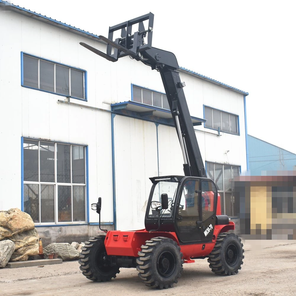 China Made Durable Quality Material Handling Telescopic Boom Forklift Small Telehandler with CE Telescopic Boom Handler for Sale in European Market