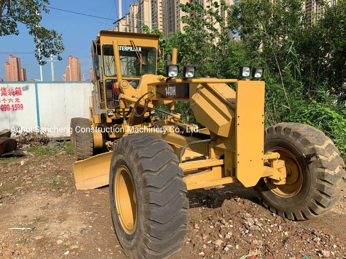 High Efficiency Used Motor Grader Cat 140h/Secondhand Caterpillar 140g/140K/14G/14h/16g Grader