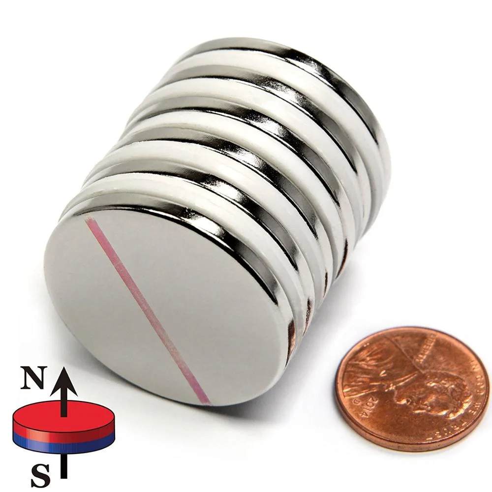 Powerful Super Strong Permanent N52 Neodymium Magnet Sintered Disc Magnet