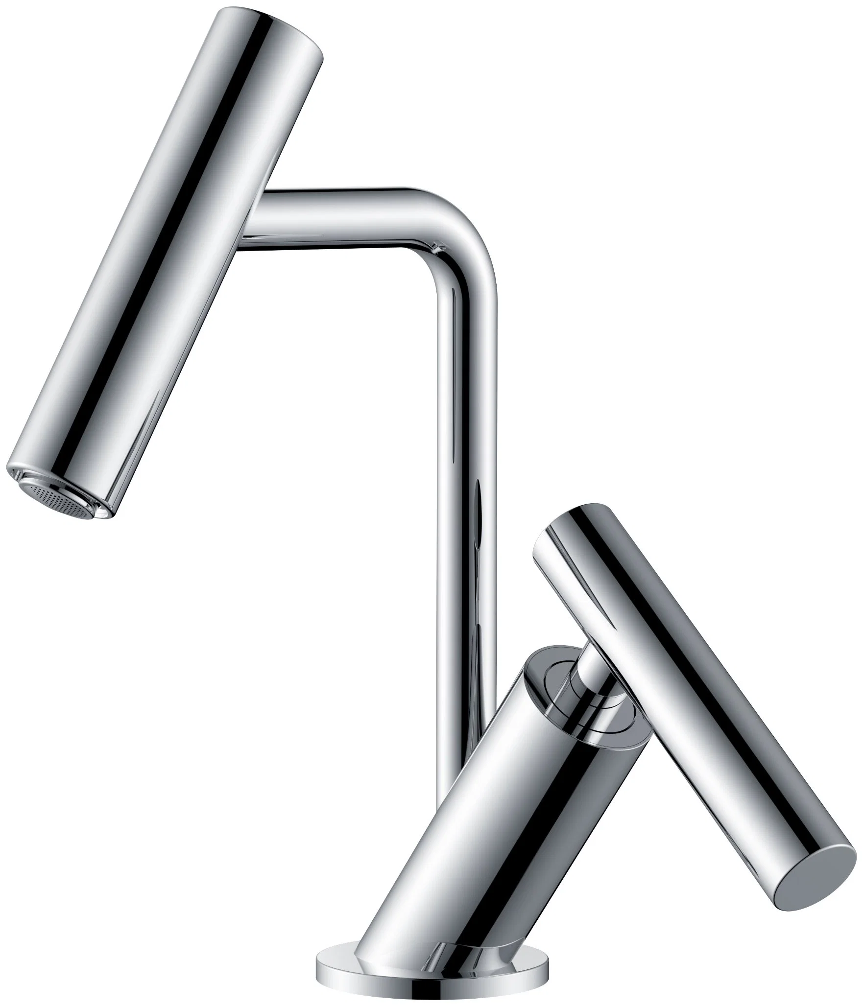 Chrome Single Lever Basin Mixer Holding Series