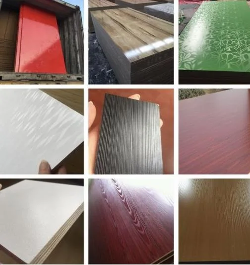 Wholesale High Gloss Plain MDF Sheet Melamina 3mm 5mm 12mm 15mm 18mm 21mm 25mm 18mm Wood MDF Board