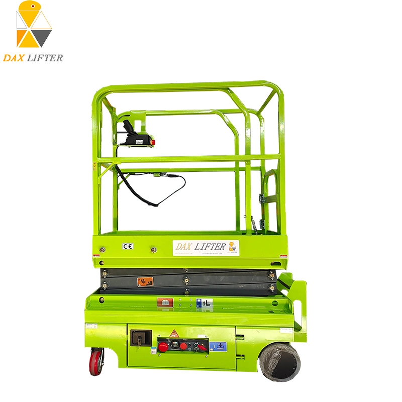 Indoor Outdoor Use Small Size Self Mobile Scissor Lift Platform