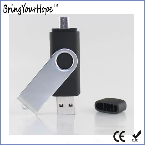 Clé USB 2.0 OTG 16 Go, noir