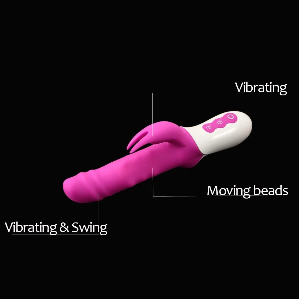 Adult Toy Factory Wholesale/Supplier 10 Modes Powerful Massager Rechargeable Swing Vibrator