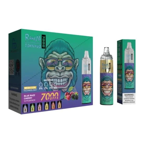 Original Randm 7000 Puffs Wape desechable VAPE Wholesale/Supplier I VAPE Lápiz E de Hookah Cigarette 7000 Vapes de Puff