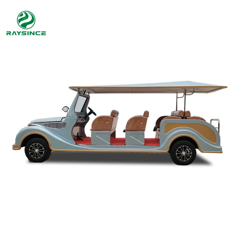 Raysince Electric Tourist Sightseeing Bus Electric Vintage Car com CE Certificado