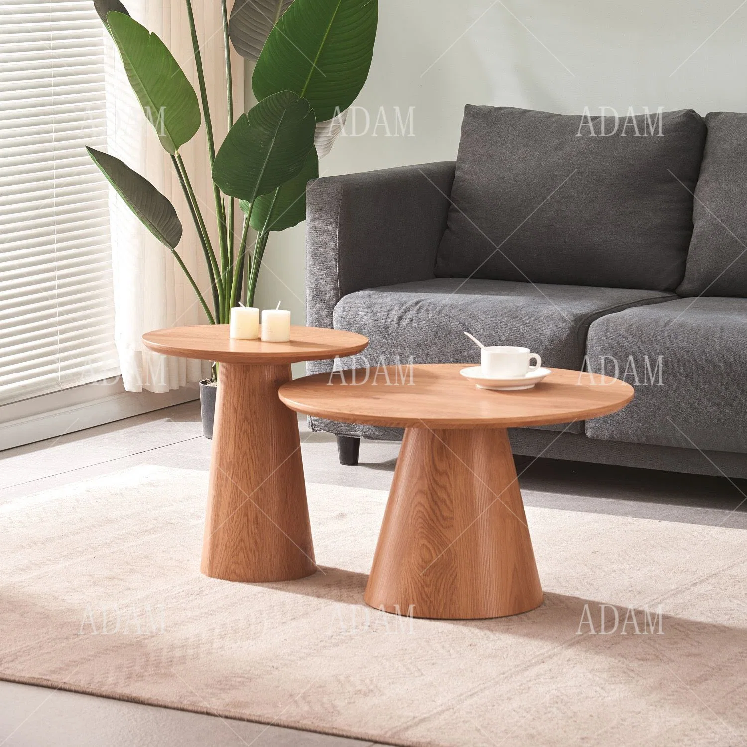 Cheap China Wholesale/Supplier Vintage Wooden Coffee Table with Oak Paper MDF