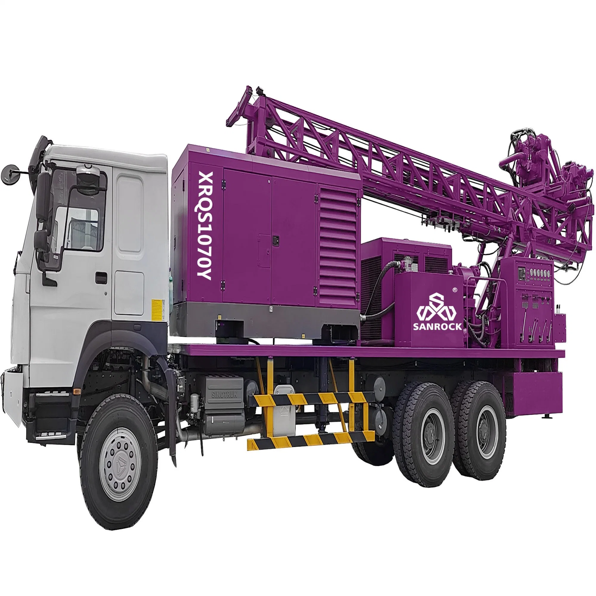 Truck Mounted Water Well Drilling Rig with Compressor Hydraulic Water Well Drilling Equipment