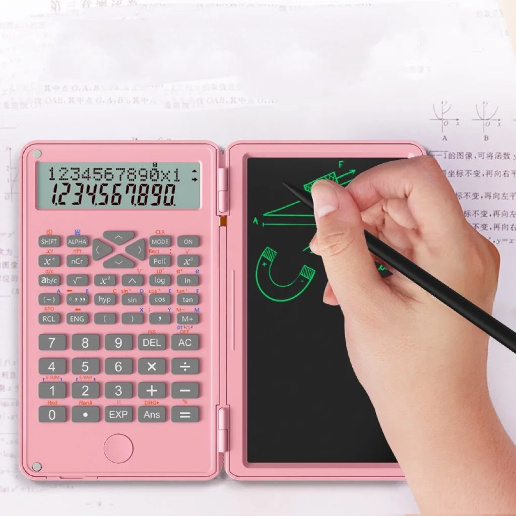 Electronic Board Drawing 12 Digit Display Scientific Calculator