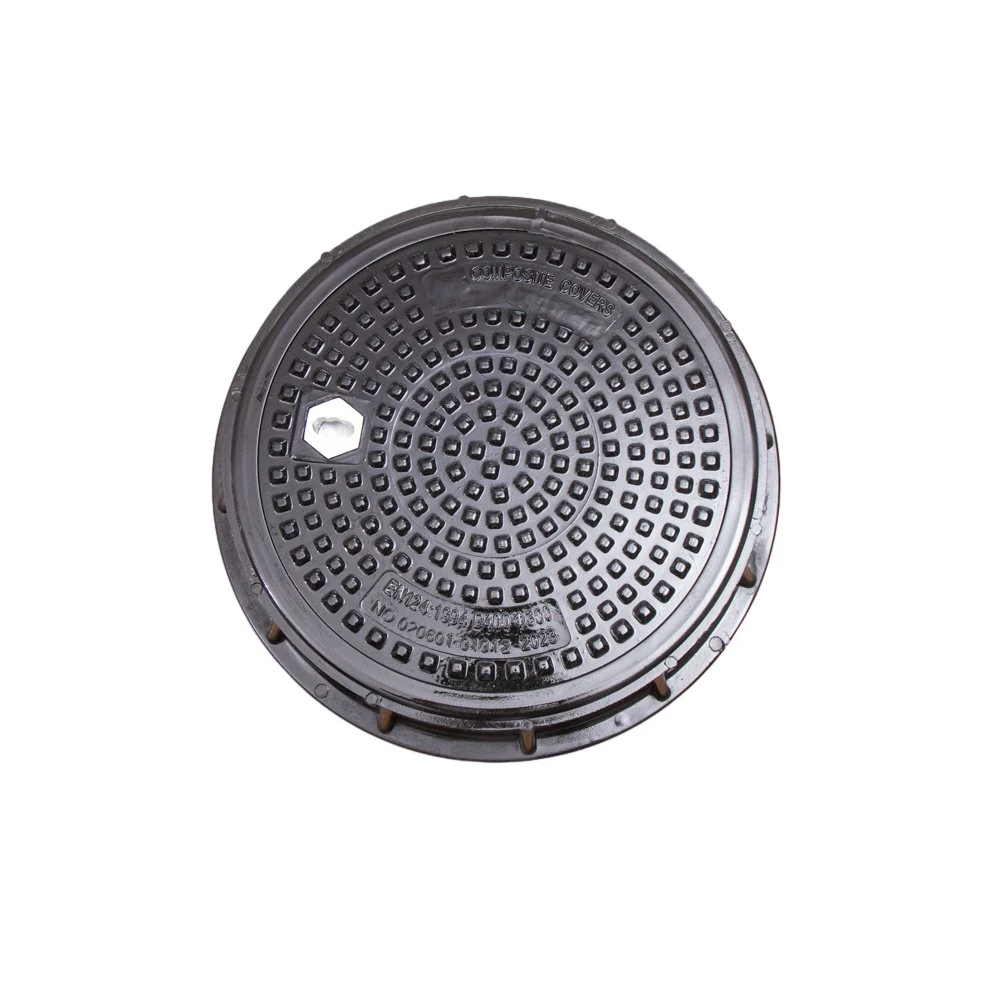 En124 Standard Small Size 300mm D400 Water Tight Manhole Cover with Lock for Road Drain