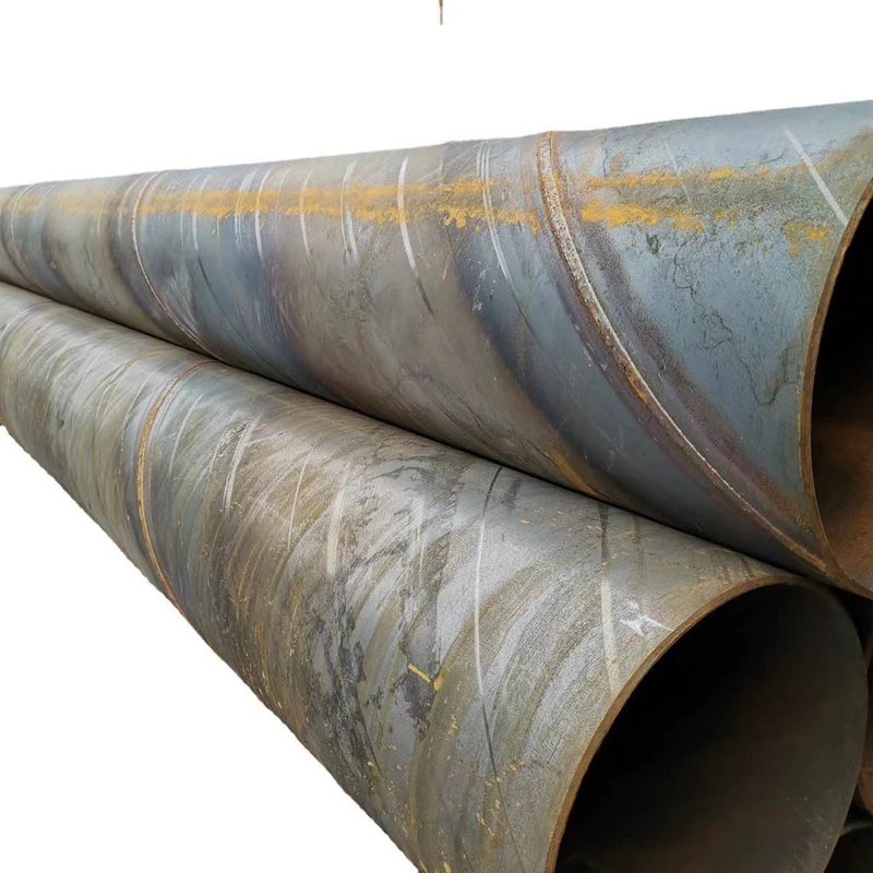 Fabrik Spiral Carbon MS mildes geschweißtes Rohr A53 SS400 Q235 SSAW Rohre für Öl-Brunnen Gas Chemische Industrie