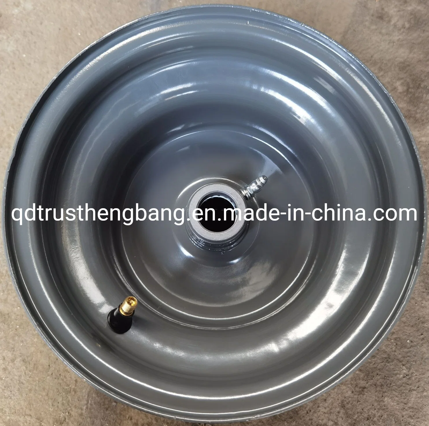 Factory Bearing Bushing Roller Bearing Steel Hub Rim for Tubeless Lawn&Garden Wheelbarrow Tractor Golf Cart