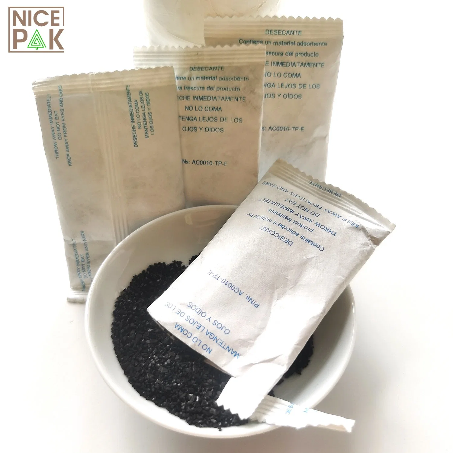 30g 50g 150g Moisture Proof Clay Desiccant Odor Remover Charcoal Packet