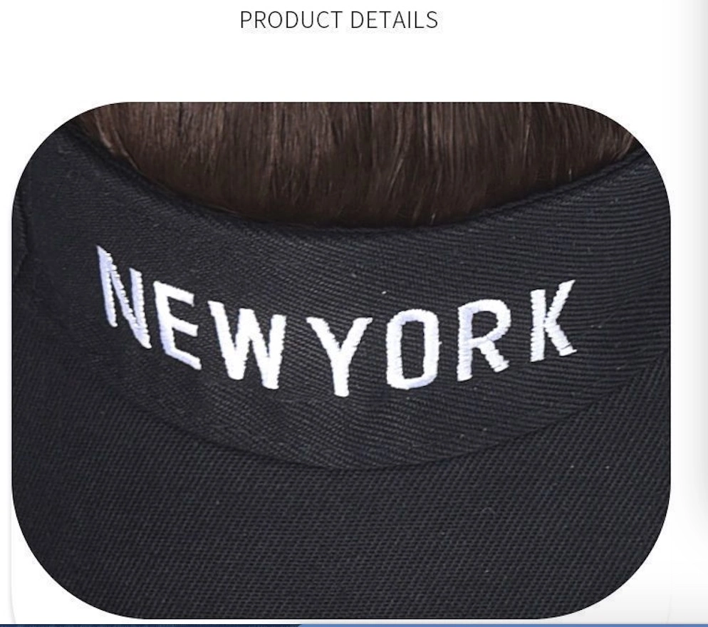 Whole Sale 2023 Fashion Novelty Baseball Hat Together with Synthetic Hair