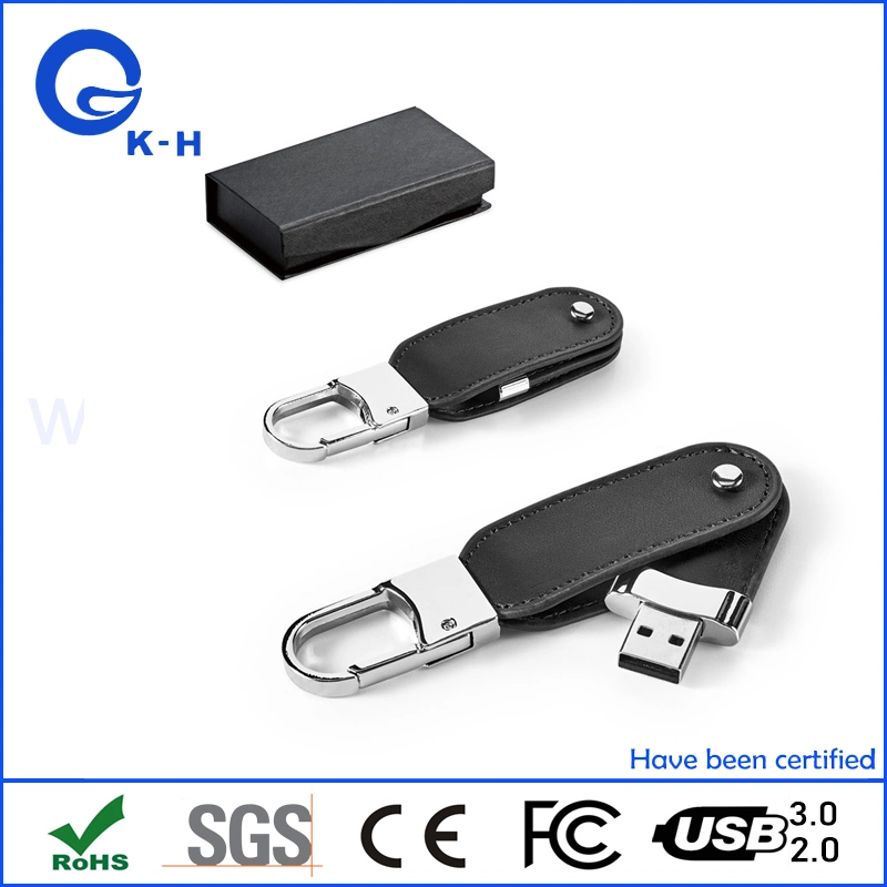 Smart Leather USB 2.0 3.0 Flash Memory Drive Promotion Gift