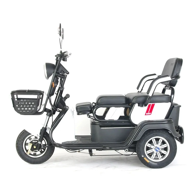 OEM 48V 60V Tricycle Electric Bike Adult Powerful 3 Wheel Tricycle 2 Seat Mobility Scooter Electric 3 Wheels Open Passenger 7-9h