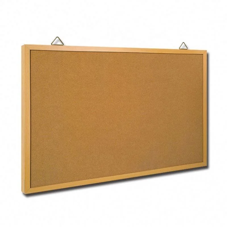 Wooden Frame Cork Board Notice Pin Black Notice Board