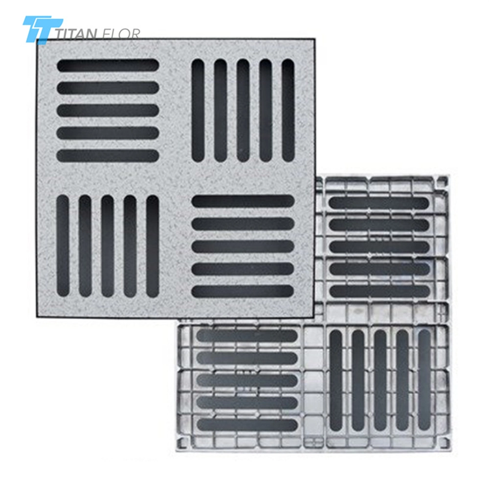 Data Center Cooling Solution Antistatic Aluminum Raised Access Floor System