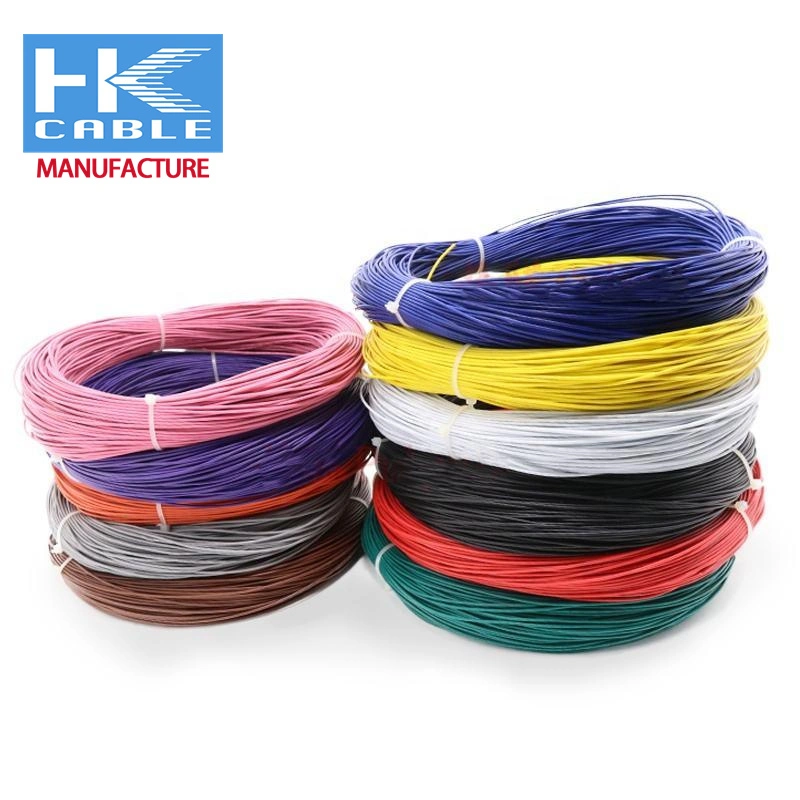 Resistencia a altas temperaturas UL1007 Conecte el cable 16AWG 18 AWG 20 AWG 22 AWG Cable eléctrico automotriz