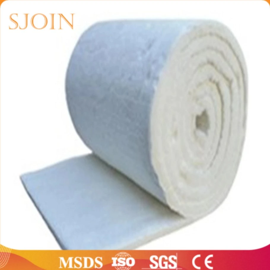 96/128/160 Kg/M&sup3; Building Material Ceramic Fiber Blanket for Refractory & Insulation & Fireproof & Acoustic