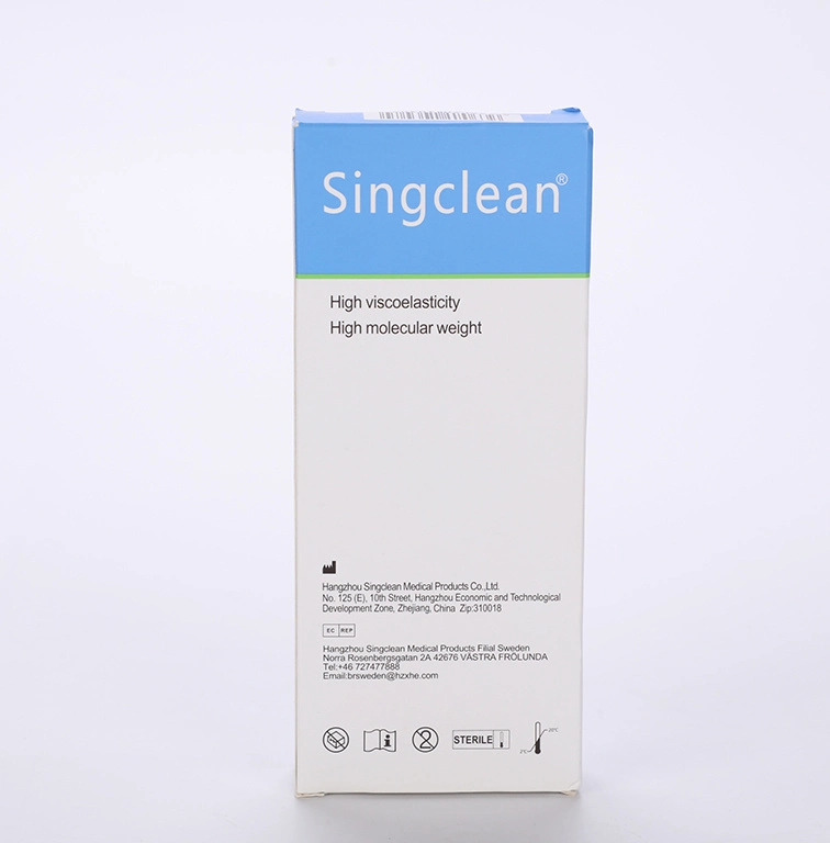 Singclean Without Ethylene Oxide Sterilization 1 Syringe in a Box Viscoelastics Ophthalmic Viscosurgical Device