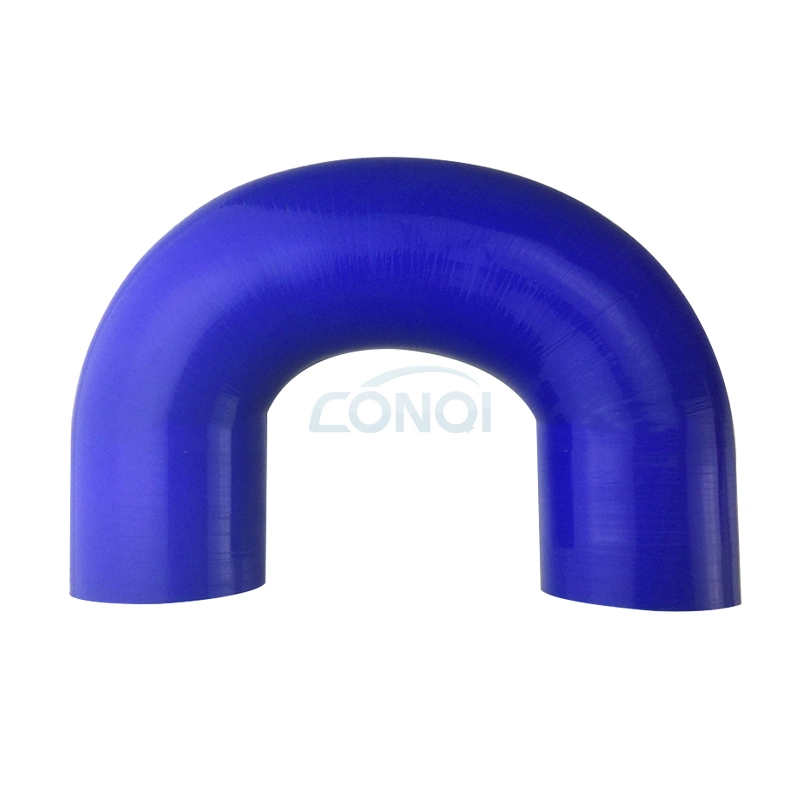 High Temperature Resistant 180 Degree U Shape Silicone Elbow Hose for Automotive