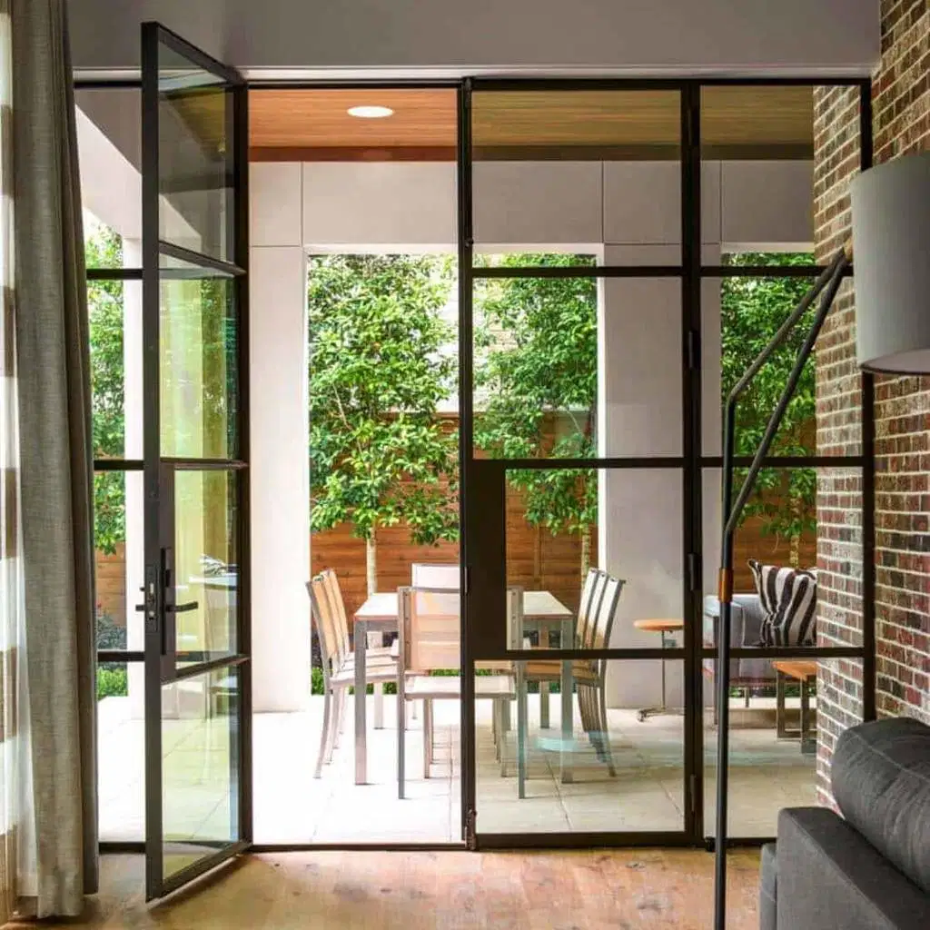 Homely Best Selling Good Quality Glass Door Iron Frame