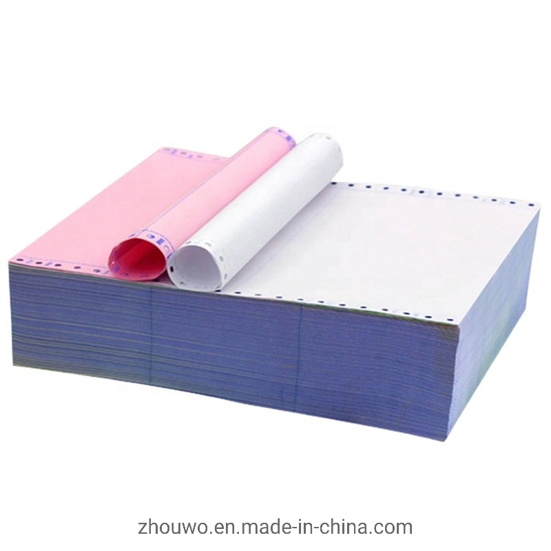 Carbonless Copy Paper NCR Dental Two-Side Carbon Paper Continuous Printing Paper