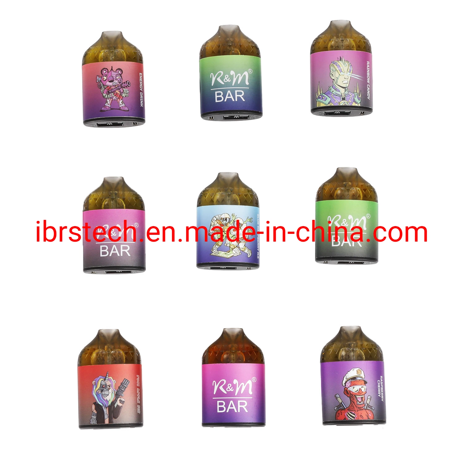 Best Flavors Good Taste OEM Logo 9000puffs 15ml Ejuice Disposable/Chargeable Vape Wholesale/Supplier R and M Bar