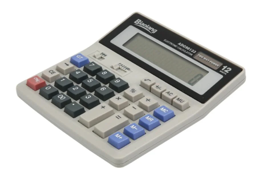 M&G Hot Sale Factory Direct 12 Digits Desktop Calculator with Large Computer Keys