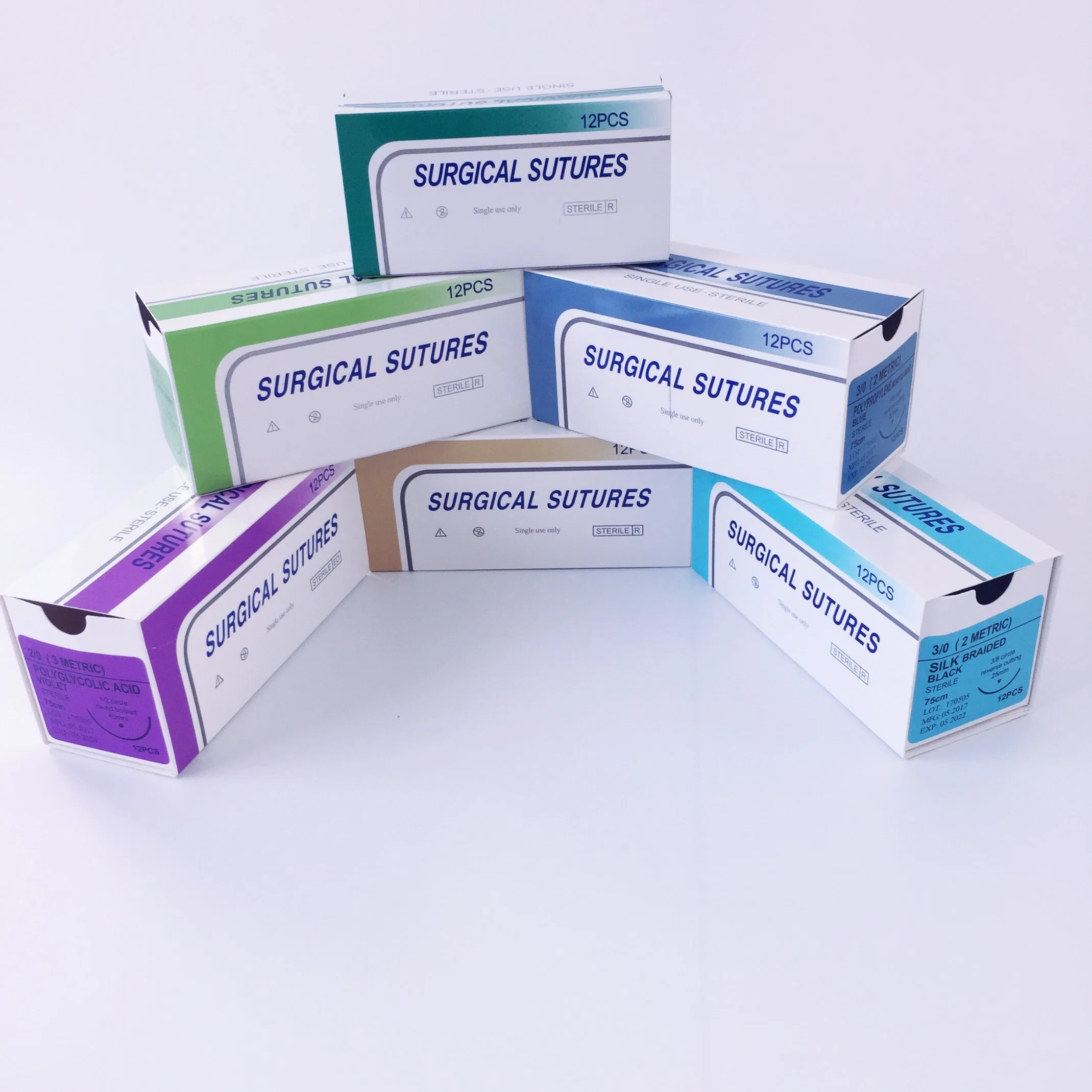 Absorbable Surgical Suture Polyglycolic Acid with High quality/High cost performance 