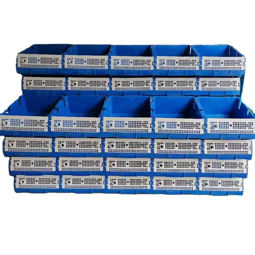 Best Quality Seafood Plastic Crates Crab Lobster Aquaculture Folding Stackable Turnover Box with Lid Plastic Farming System Box