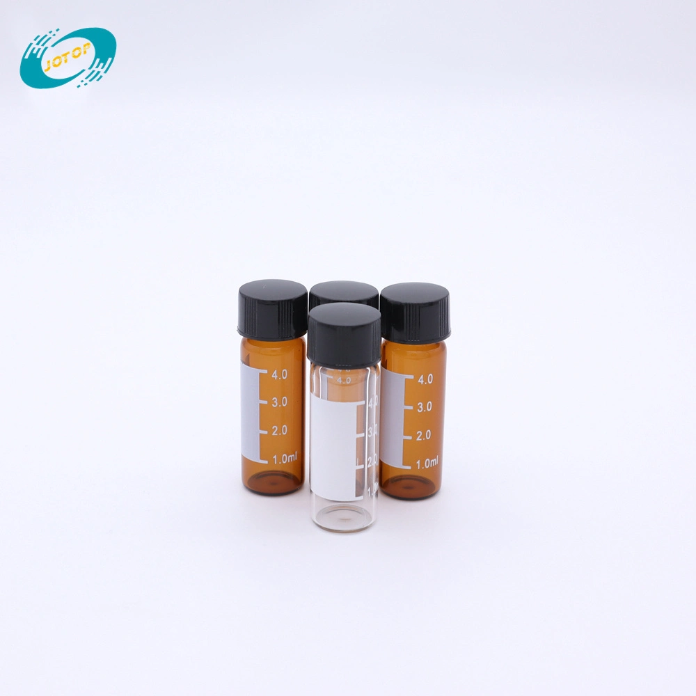 4ml HPLC 13-425 Brown Borosilicate Glass Vial with Writing Point