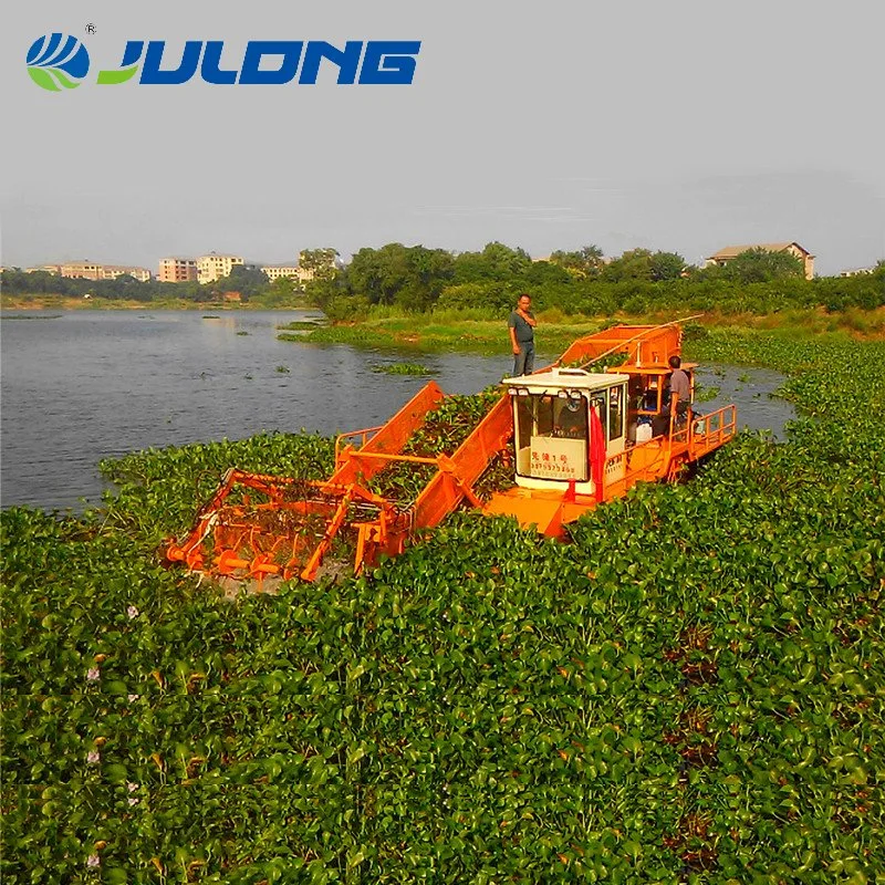 Machine de récolte des plantes aquatiques Bateau de collecte des déchets Tondeuse à gazon