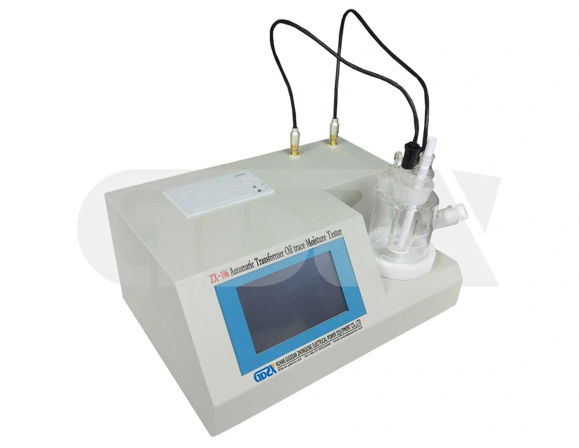 Automatic Transformer Oil trace Moisture Tester With Short Circuit Self Inspection Alarm