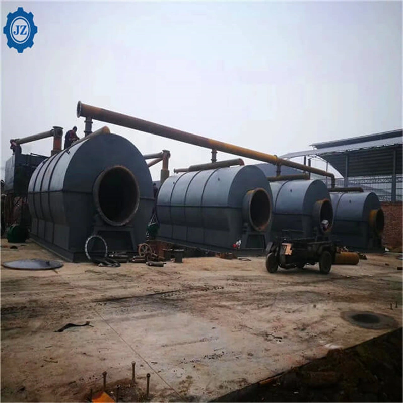 30t~50t Fully Continuous Feeding and Discharging Waste Plastic Scrap Tyre Pyrolysis Plant for Fuel Oil