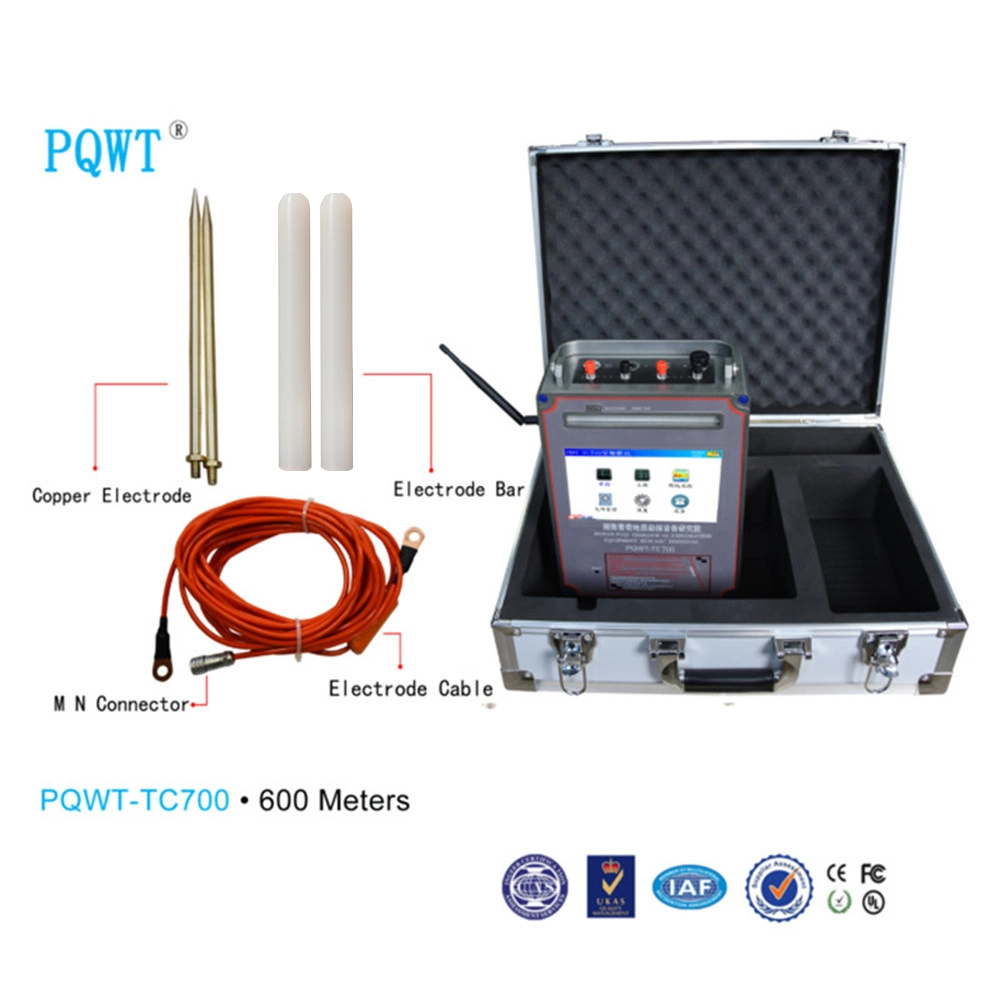 Encontrar rápidamente el agua! Pqwt-Tc700 Detector de agua subterráneas profundas buscador de agua de 700 m.