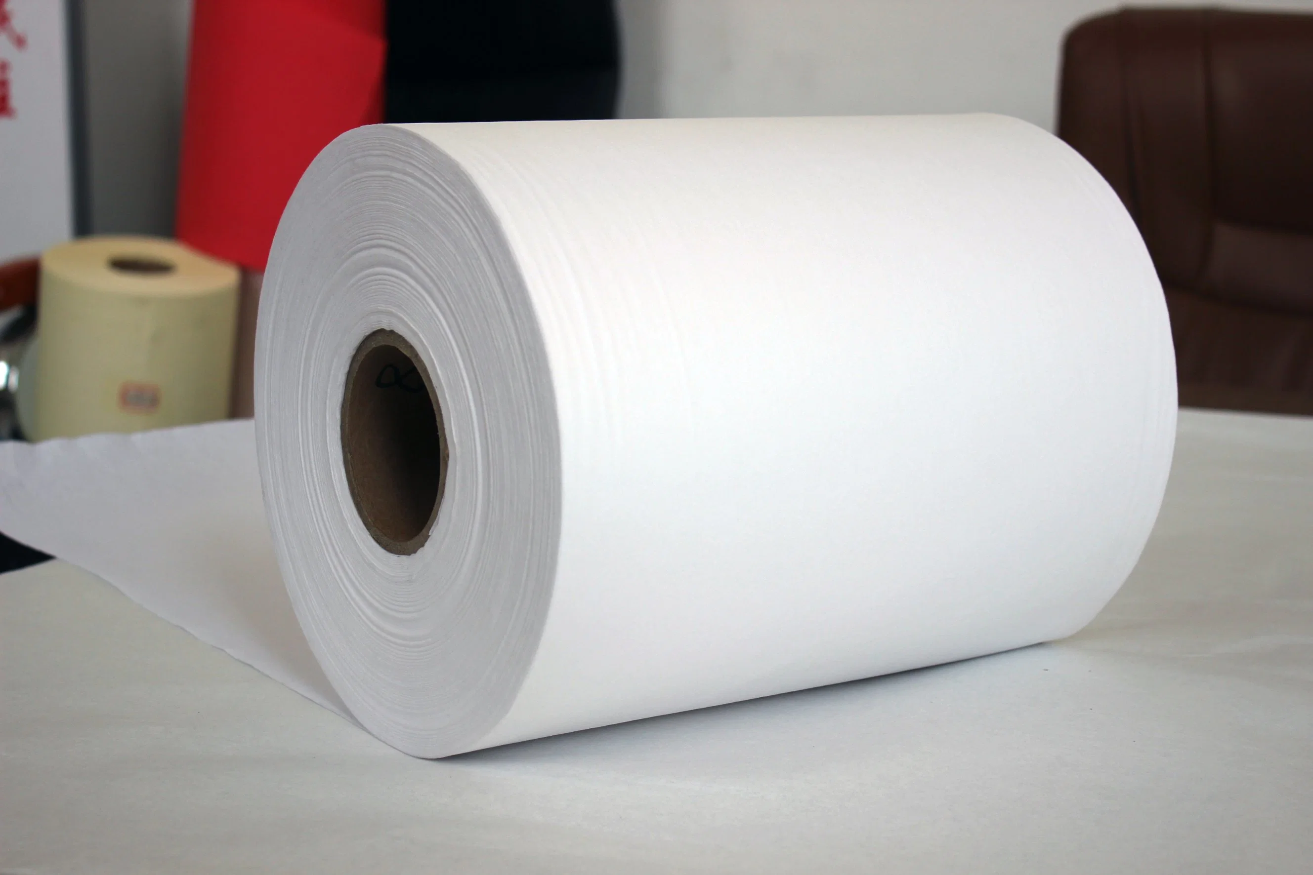 Woodpulp+Polyester Nonwoven Fabric for Industrial Wiping