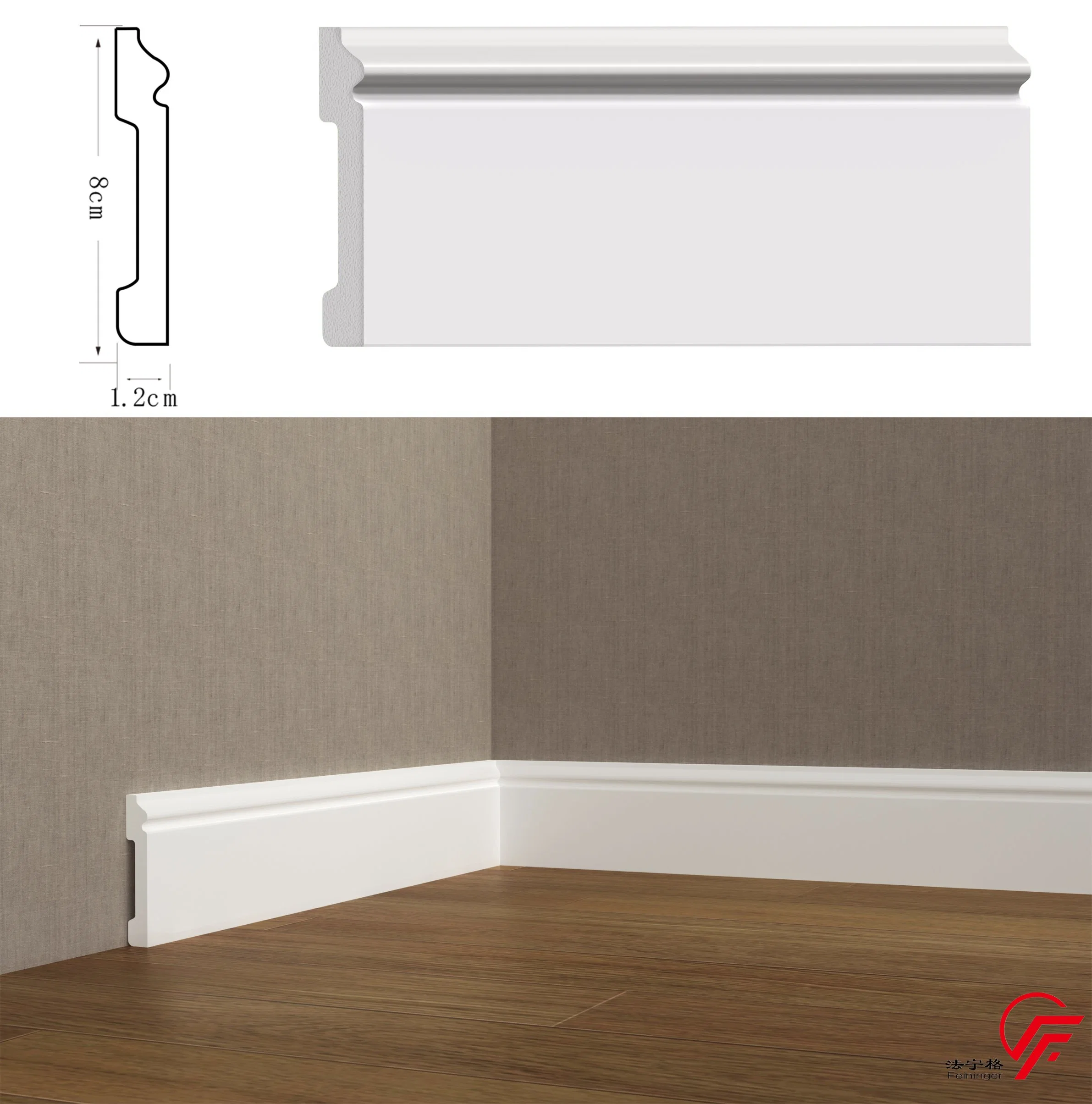 PS Polystyrene Skirting Board Building Material