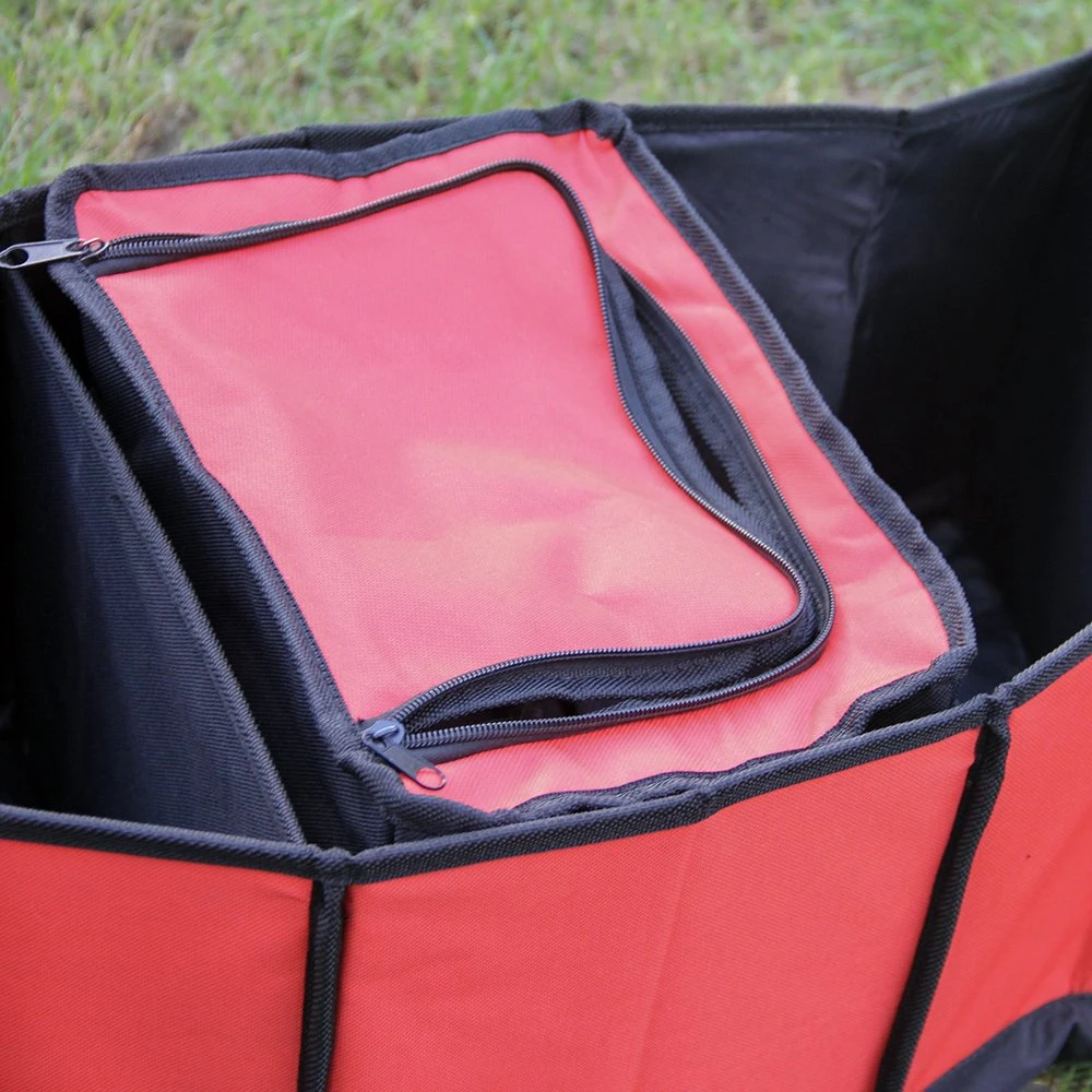 Faltbare zusammenklappbare wasserdichte Auto Heavy Duty Kofferraum Organizer mit Kühler Tasche